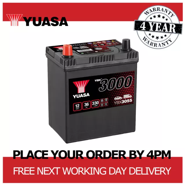 Batterie 12V 75Ah 650A Yuasa SMF YBX3096