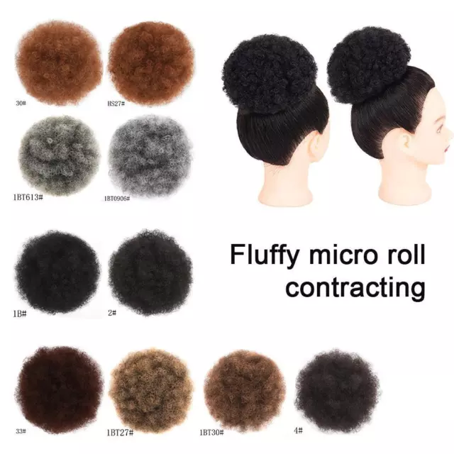 Afro fluffy slightly curly hair wig wig hair bag X9A1