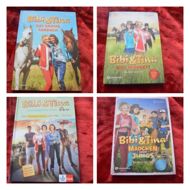 Bücherpaket Bibi und Tina voll verhext, Tohuwabohu, Mädchen gegen Jungs + Bluray