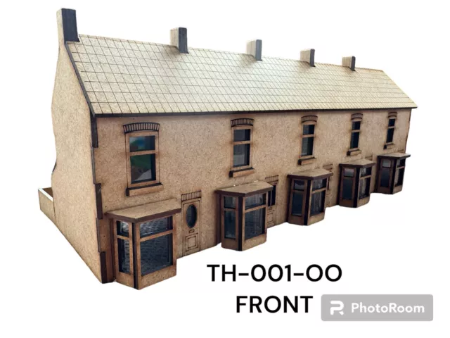 OO Gauge Terrace Houses Laser Cut MDF Kit ALSO in LOW RELIEF  Seller other Items