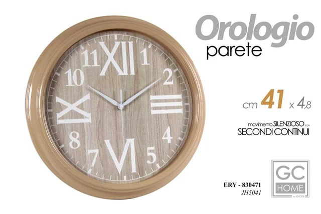 Orologio Da Parete Stellarize 40cm - Design Moderno, Silenzioso, Legno Sintetico - Foto 10