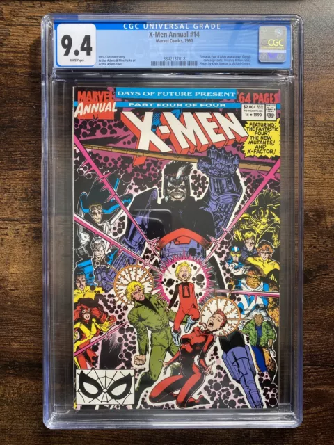 Marvel Comics Uncanny X-Men Annual #14 1st Cameo Appearance Gambit CGC 9.4 1990