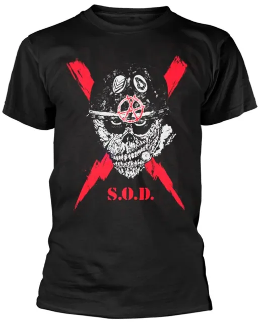 Stormtroopers Of Death (S.O.D) 'Scrawled Lightning' (Schwarz) T-Shirt