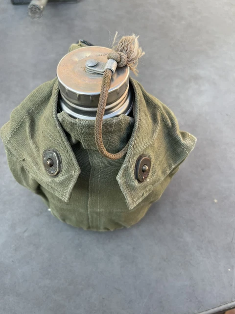 WW2 BRITISH 44 Pattern Water Bottle Canteen Jungle Equipment Dated 1953 ...