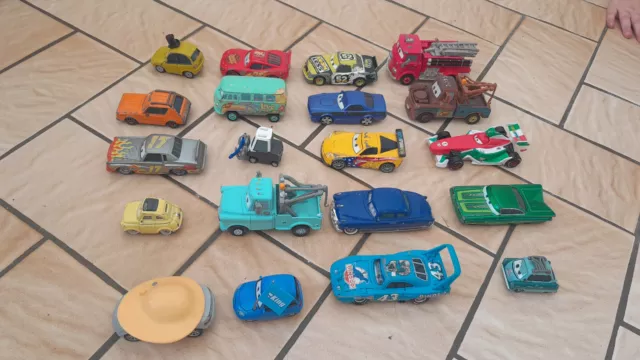 Disney Pixar Lot De 20 Voitures Cars De Course Lot 17