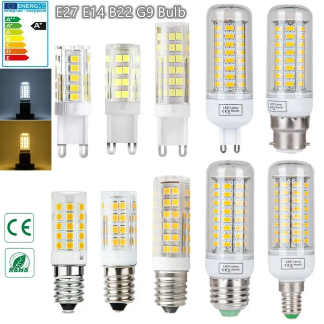 E27 E14 B22 G9 LED Bulb 9W 12W 15W Corn light bulbs Replace Halogen lamp