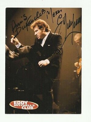 Eddy Mitchell Chanteur Rock France CPSM Editions Lyna Barclay 2 carte vintage 
