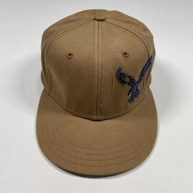 American Eagle Hat Cap Men’s Small-Medium Brown Fitted Stretch Outdoor