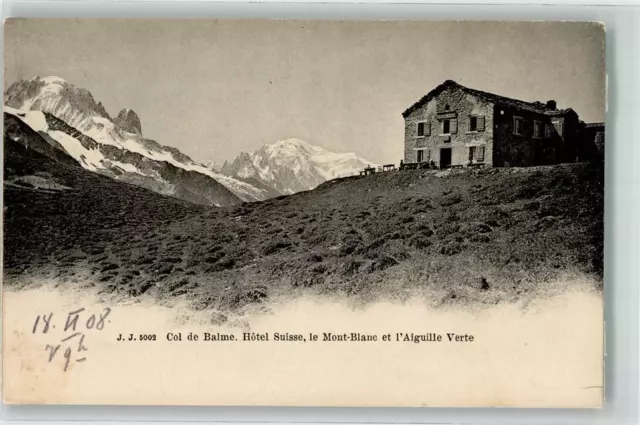 39699190 - Col de Balme Hotel Suisse Mont Blanc l´Aiguille Verte Wallis /