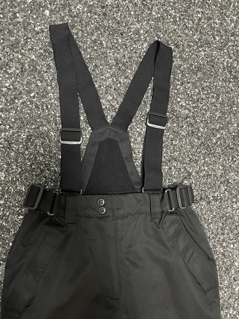 Schwarze Schneehose / Skihose v. Killtec Gr. 140 Schnee Hose Ski Latzhose Träger 3