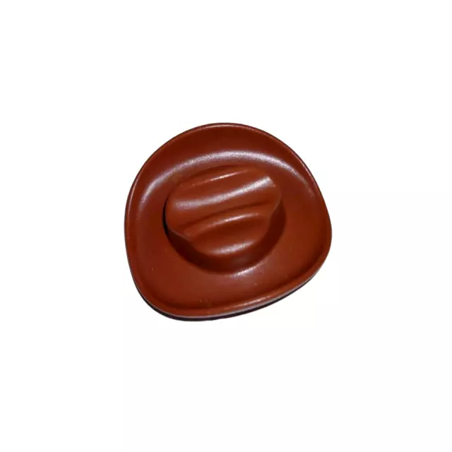 Playmobil Brown Plastic Western Cowboy Hat Accessory 3801 1974 Geobra