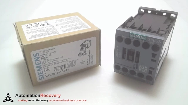 Siemens 3Rt2016-1Bb41, Sirius Power Contactor, New #243855