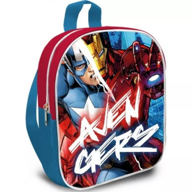 Sac à Dos Cartable Avengers Marvel Iron Man Captain America 24 cm