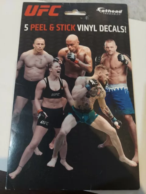 Fathead Tradeables UFC 5 Peel & Stick Vinyl Decals / McGregor Rousey Silva