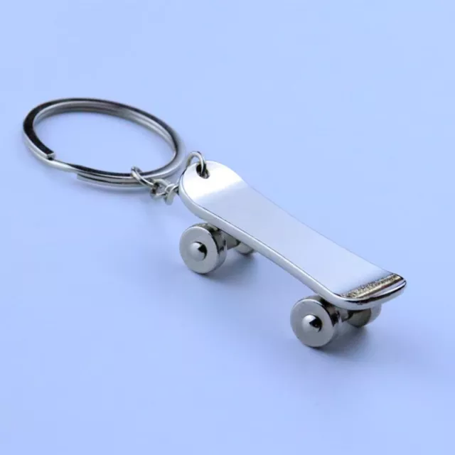 1Pcs Fashion Creative Skateboard Gifts Key Ring Novelty Souvenir Alloy Keychain