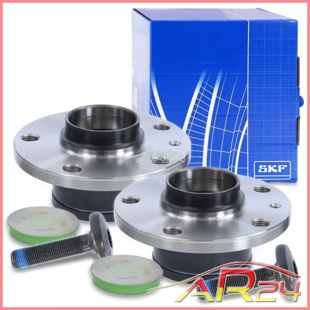 2X Kit Skf Rodamiento+Cubo De Rueda Trasero Por Vw Passat Cc 2008- 3C 1.4-2.0