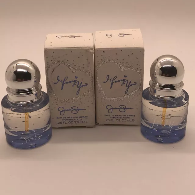 2 Lot "I Fancy You" Perfume By Jessica Simpson .25 fl oz Spray Bottle