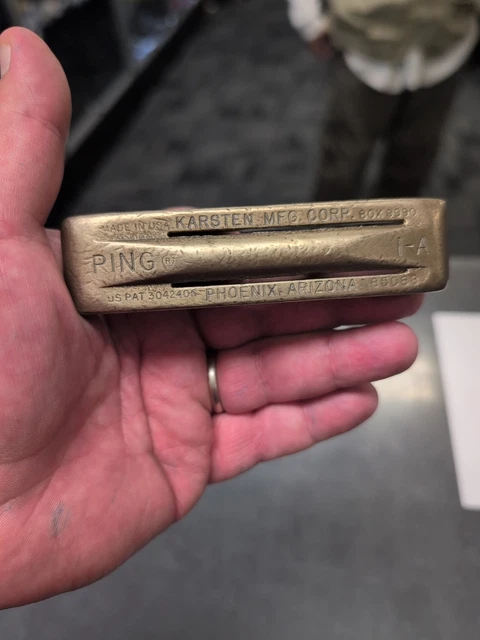 PING PUTTER VINTAGE 1A - Box 1345, Scottsdale, Ariz Pat.pend Us