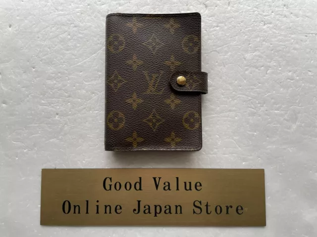 Louis Vuitton R20005 Agenda PM Day Planner Cover Monogram Brown Used from Japan