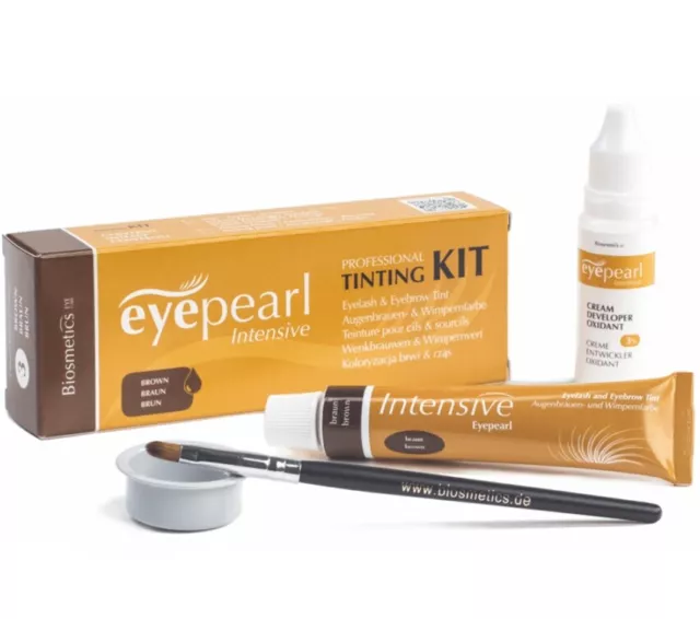 KIT Set Cream Tint Intensive Eyelash Eyebrow Biosmetics Brow Dye Effect Lash