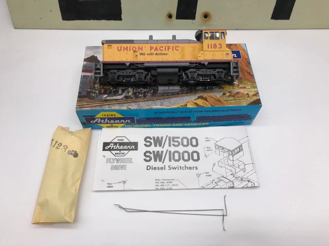 Athearn Ho Scale Union Pacific SW1500 Dummy Locomotive Unassembled NOS