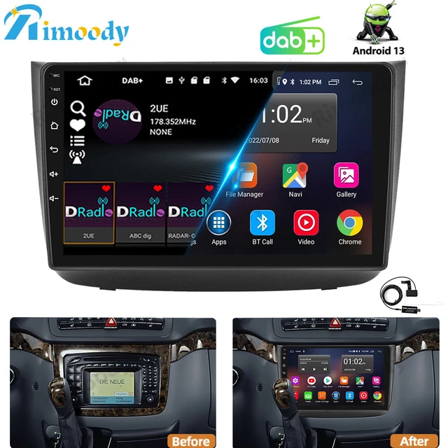 Android 14 Autoradio Für Mercedes Vito W447 2014-2022 - 12.3 Zoll Mit CarPlay & Android Auto | 8GB RAM 128GB ROM Navigation