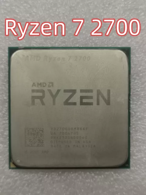 AMD Ryzen 7 2700 Desktop Processor Socket AM4 Eight Core CPU Processor R7 2700