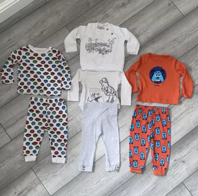 Baby Boy 6-9 Months Disney Outfit Bundle