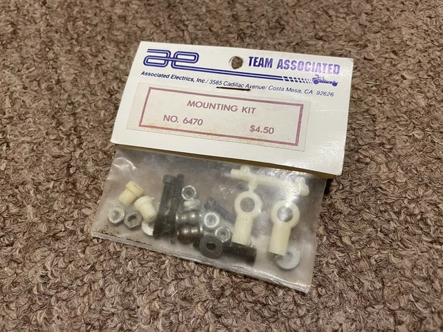 VINTAGE TEAM ASSOCIATED 6470 RC10 Shock Mounting Kit $69.72