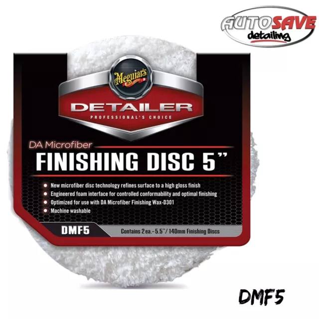 Meguiars 5" DA Mikrofaser Finishing Pads Dual Action Polierer, MT320, G220, DAS6