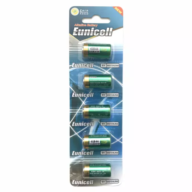 5x 4LR44 Batteries 476A PX28 4G13 L1325 A544 6v Battery Eunicell UK