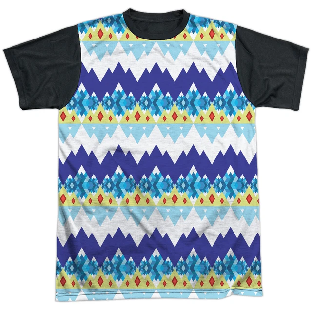Adventure Time Ice King Geometric Adult Costume T Shirt (Black Back), S-3XL