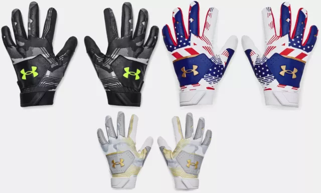 2023 Under Armour Mens UA Clean Up Baseball Softball Adult Batting Gloves USA LE