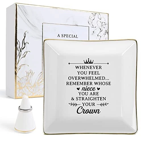 Jewelry Dish Remember Whose Niece You are Straighten Your Crown- Niece Gifts