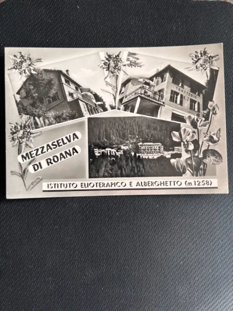 Cartolina  Mezzaselva Di Roana Vedutine Ist.eliot. E Alberghetto  Viaggiata 1963