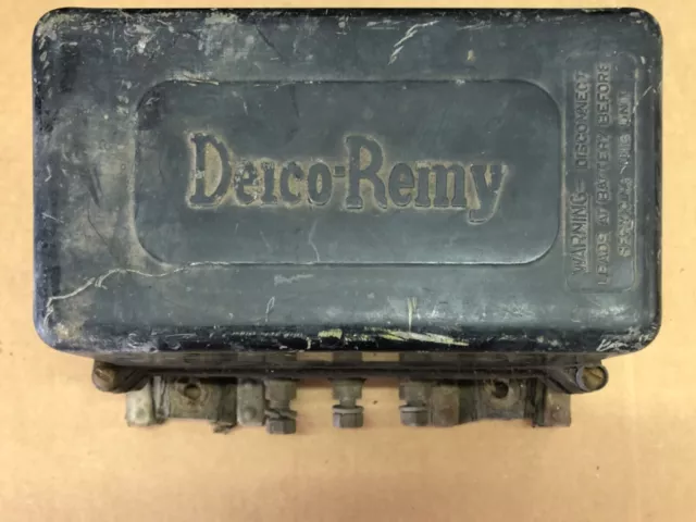 Vintage Delco Remy Military 24 Volt Voltage Regulator 1118576