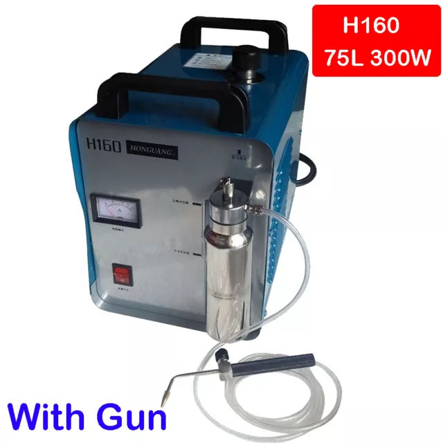 H160 Oxygen Hydrogen HHO Gas Flame Generator Torch Acrylic Polishing Machine