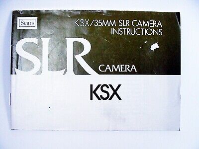 Folleto de instrucciones para cámara Sears KSX | 36 piezas | 1980 | $6.90 |