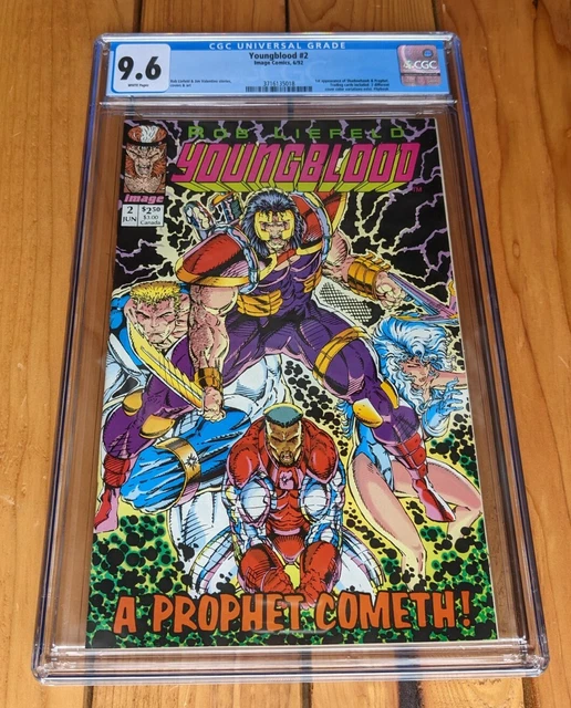 Youngblood #2 Pink Variant (Image 1992) Cgc 9.6 1St Shadowhawk & Prophet!!! 3