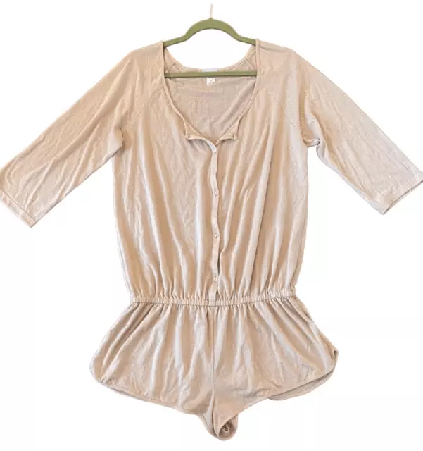 Eberjey teddy romper size large