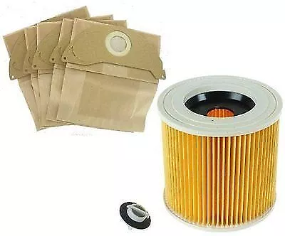 FILTER & BAGS for KARCHER WD2 SERIES Wet & Dry Vacuum Cleaner hoover