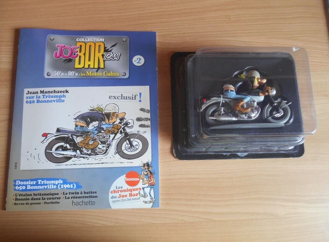Figurine Résine Moto Joe Bar Team JBT11 - Zaza Sur Triumph 650 Tiger