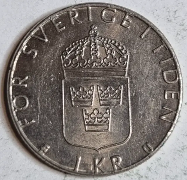 Sweden 1980 1 Krona coin