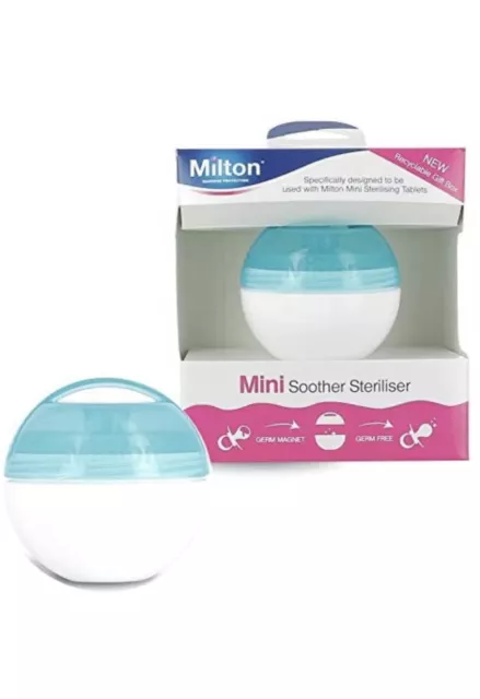 Milton Mini Portable Soother Steriliser Blue