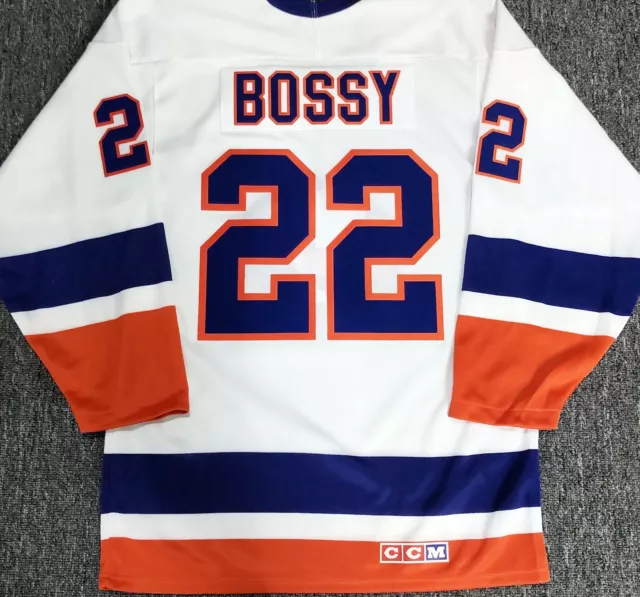 Men-Nwt-Xs Vintage Mike Bossy Ny Islanders 1983 Ccm/Maska License Hockey Jersey