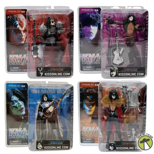 Kiss Creatures Action Figures 2002 McFarlane Toys COMPLETE SET OF 4