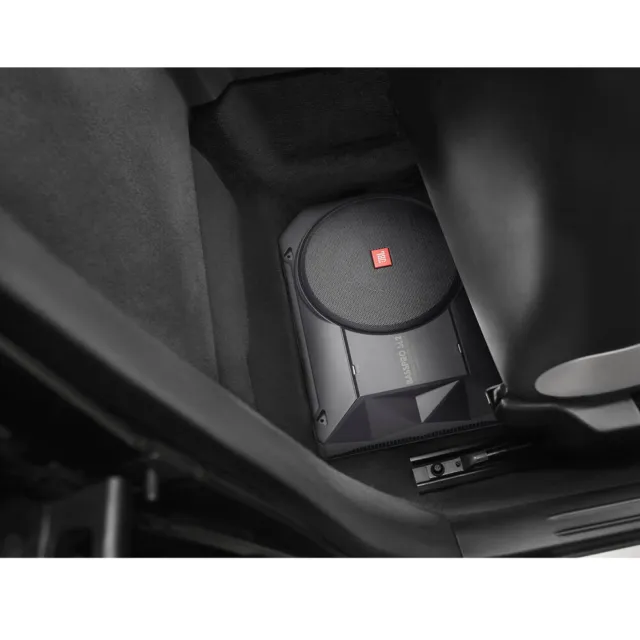 JBL Basspro SL2 - 8" (200 mm) kompakt verstärkt Auto Audio Tieftöner Untersitz Sub 3