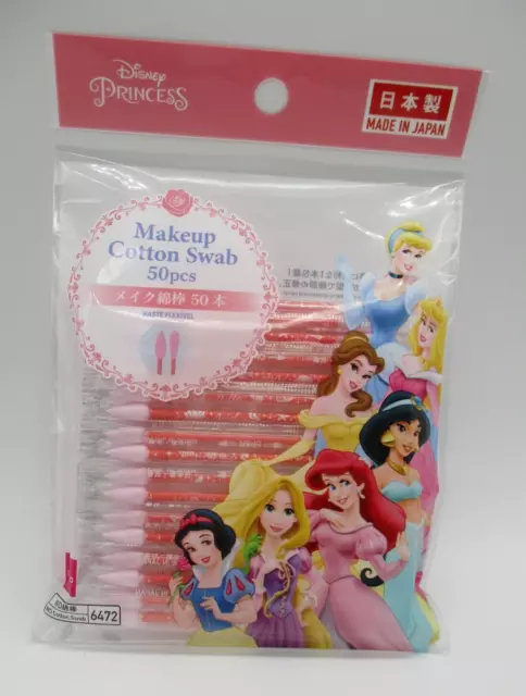 DAISO  Disney Princess Makeup   Cotton Buds swab 50 pcs ear clean  pink