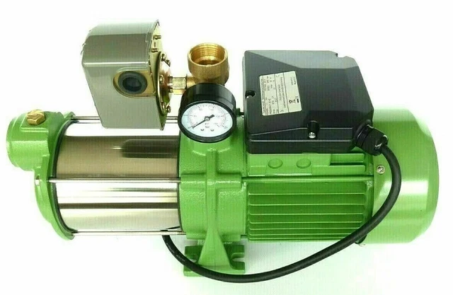 Pompa Acqua JS 1100 Con Serbatoio 24 Litri - Acciaio Inox, 1100W, 3600 L/h, Per Casa E Irrigazione