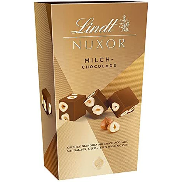 Lindt Nuxor Gianduja Latte Ballotin Con Intera Nocciole